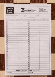 chess scoresheet