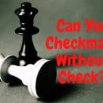 Can You Checkmate Without Check?