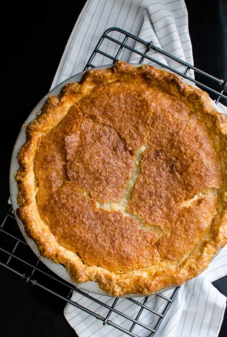 Old Fashioned Chess Pie.
