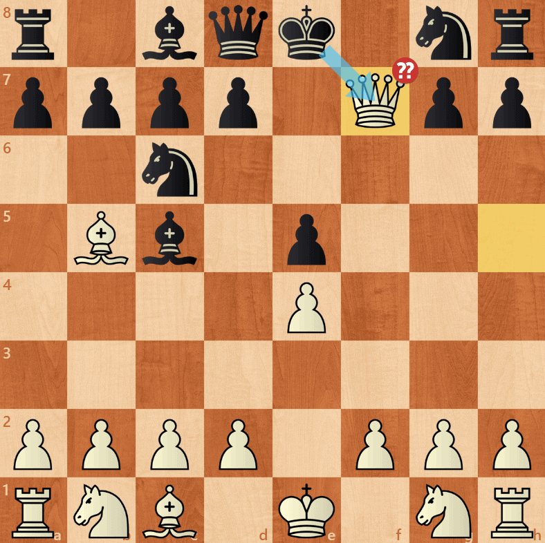 Four Move Checkmate Blunder