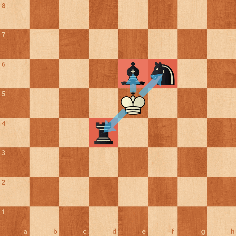 King Attacking Knight Bishop and Rook Hercules Chess King Attacking Knight Bishop and Rook